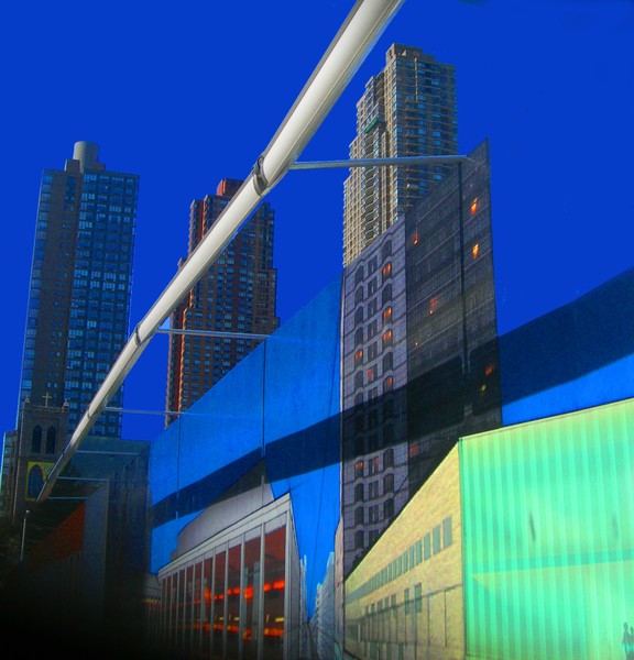 buildings and a fence NYC