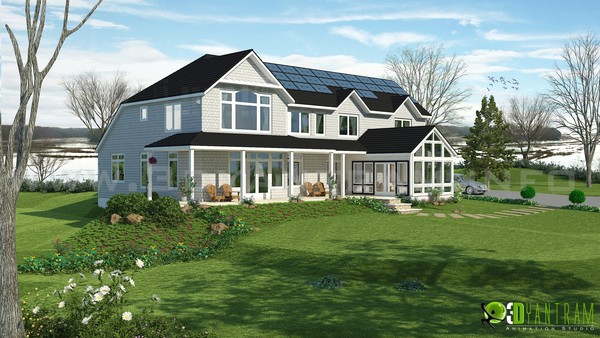 3D Home Exterior Rendering Design Studio Pune