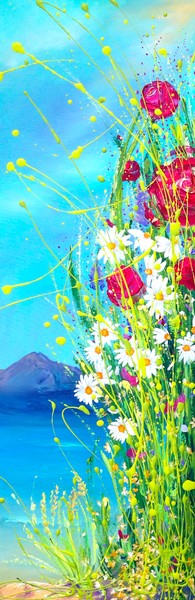 Blooming around the sea