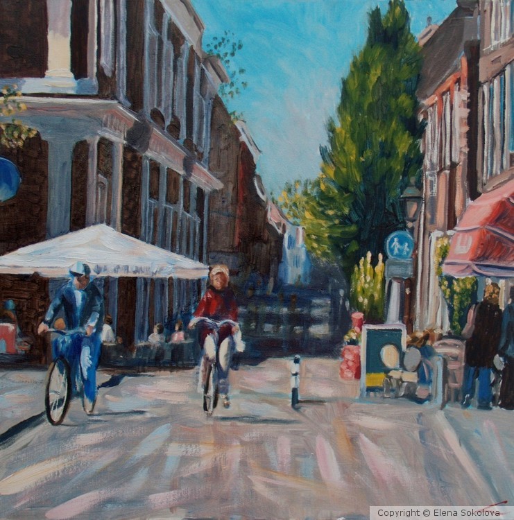 Dam - the street of Schiedam