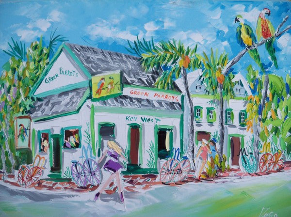 Green Parrot  Key West Fl.