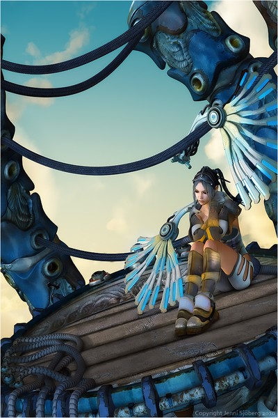 Wings of a butterfly