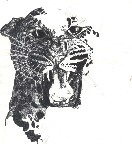 Pointillism Leopard (UPDATED)