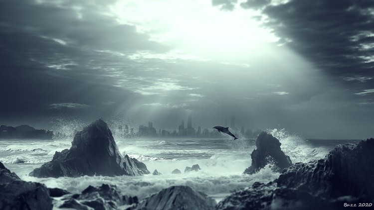 the sea