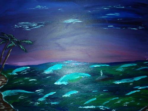 Evening over the Sea