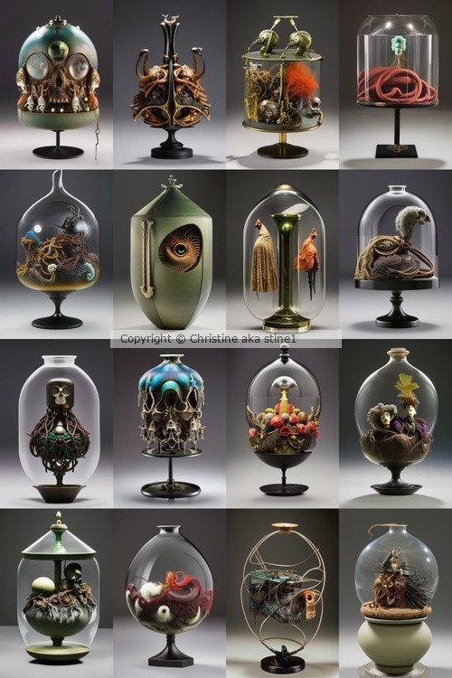 Cathodic AI Dreams: Creepy Collectibles - Overview