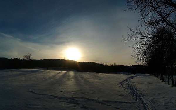 On the way to the ski paradise in Trondheim 