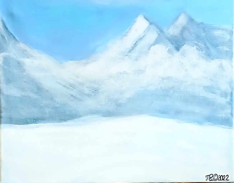 Icy Blue Mountains 