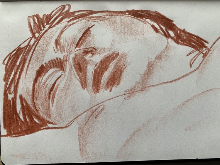 Sleeping woman