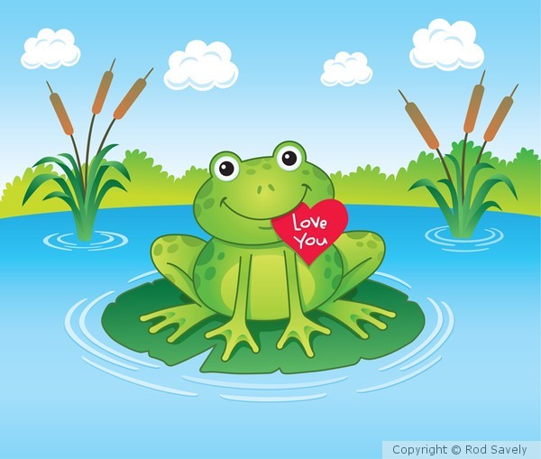Valentine's Day Frog