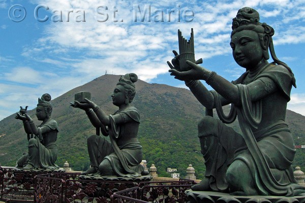 Offerings to the Giant Buddha