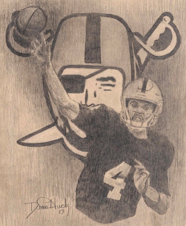 Aidan O'Connell - IN GRAPHITE -  ORIGINAL Graphite Pencil Drawing by Dean Huck