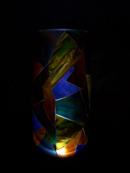 Vase-what it looks like at night