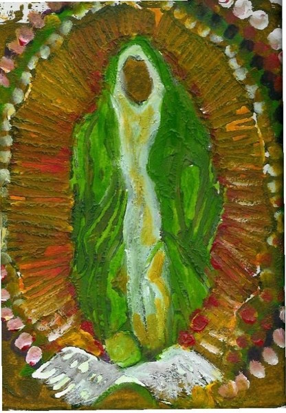 Guadalupe Wood Block and Paint