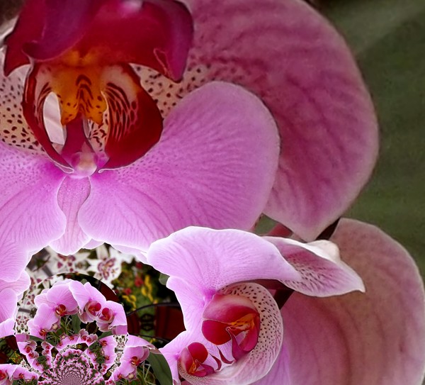 Lavender Toned Orchids (Eight)