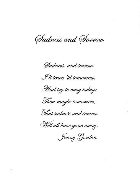 Maybe TOMORROW,   Poem