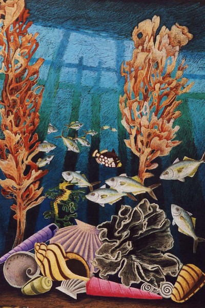 under the jetty