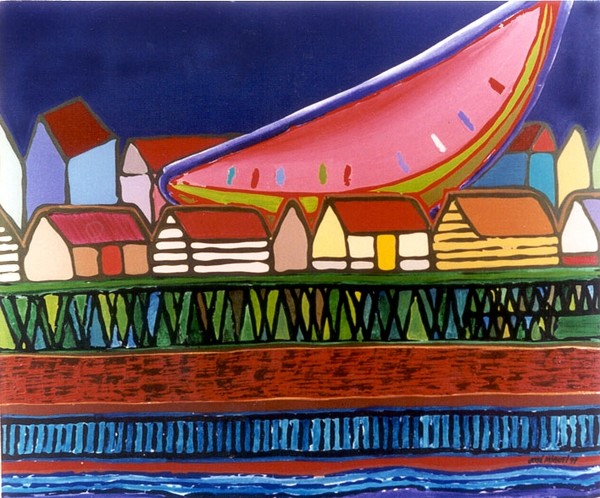 Landscape with nascent melon