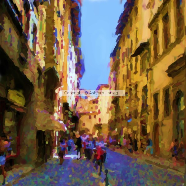 Via de Guicciardini Painting