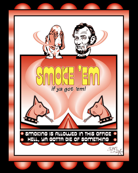 Office Smoking Sign