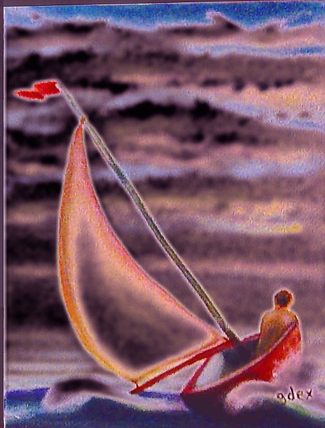 on the sea