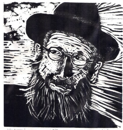 Rav Dessler/woodcut 2005