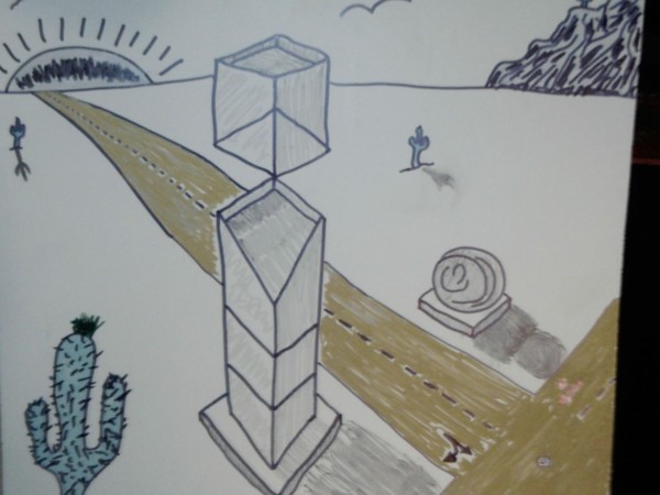 perspective desert