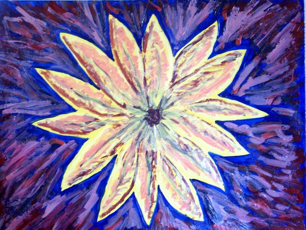flower in yellow 1