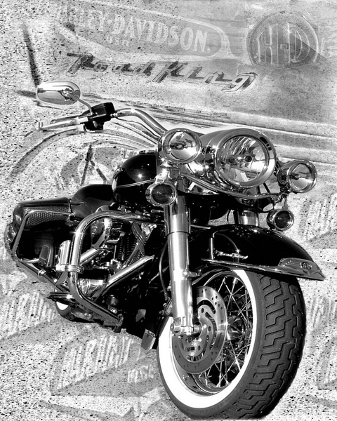 Harley B&W
