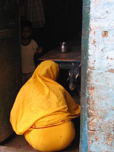 Woman at home 