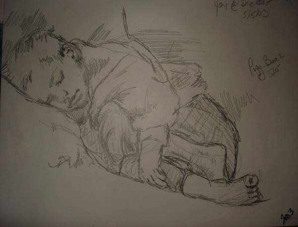Sketchbook Series:  Little One's Long Day