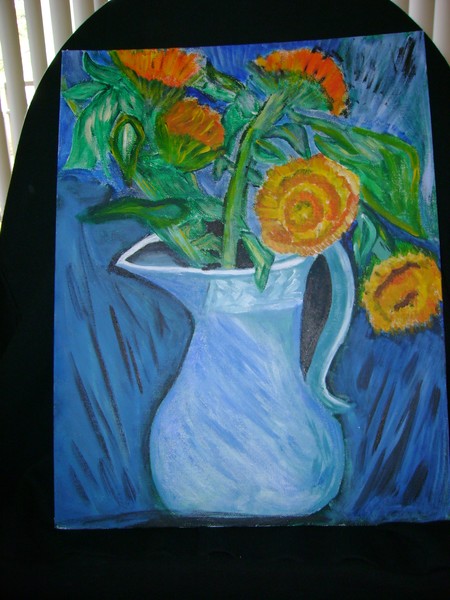 Flower Vase w/ flowers