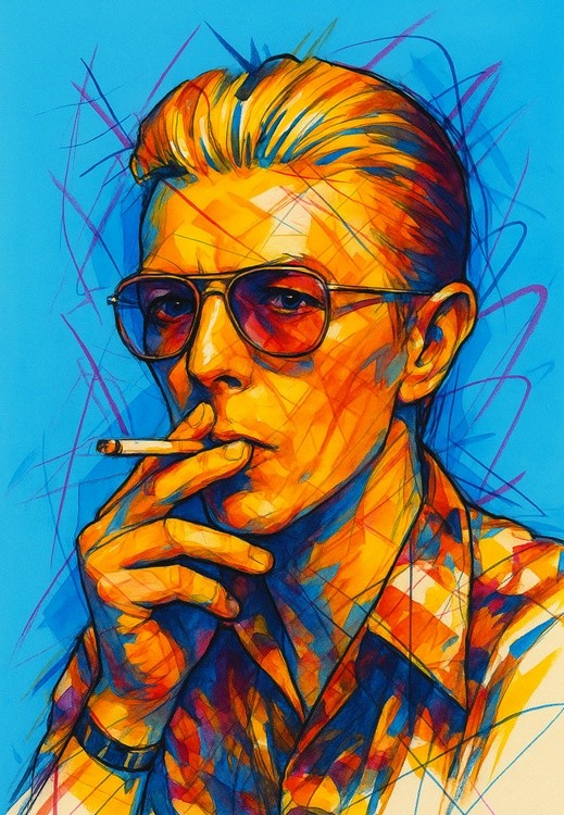 BOWIE ROUGH WILD SKETCH