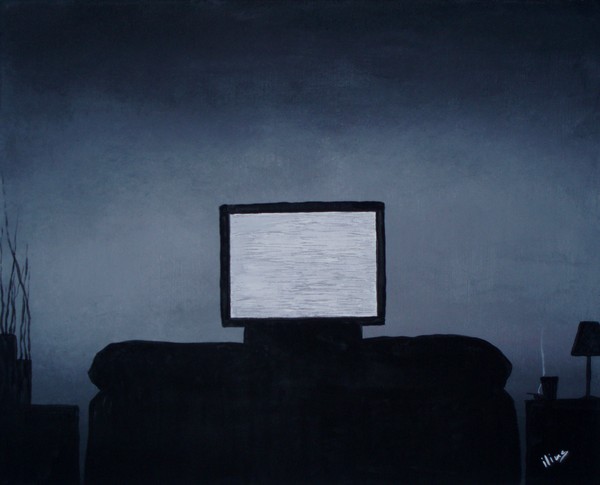 Front of TV