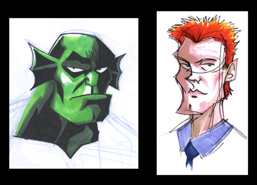Character design/color concepts