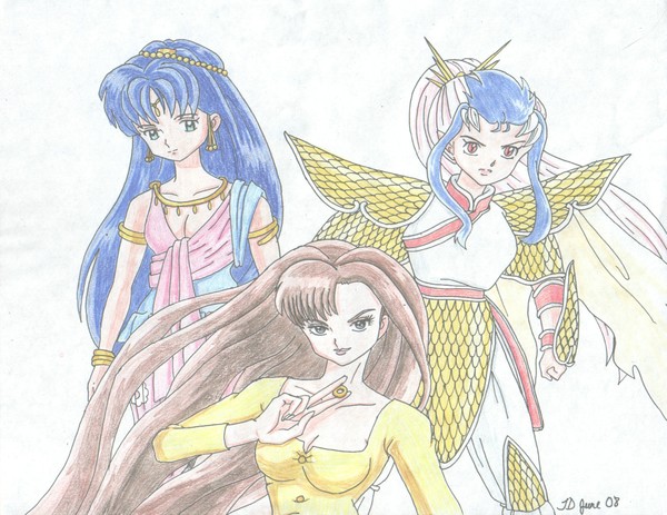 Ranma 1/2: Rogue, Hinako, and Herb