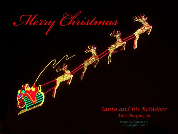 Santa and his Reindeer