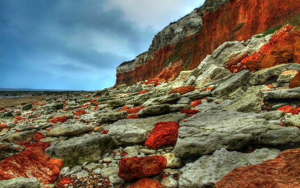 Orange & White Cliffs of Hunstanton