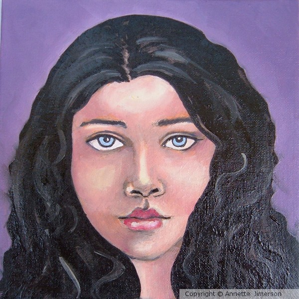 Portrait of my Daughter Jessica (second coat)