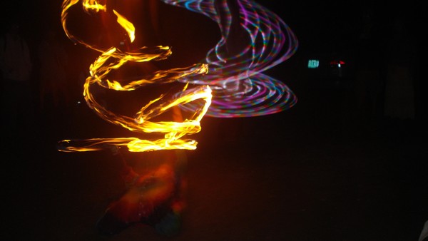 Fire and Hoola Glowing