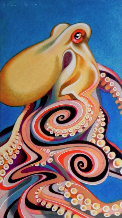 Psychedelic octopus