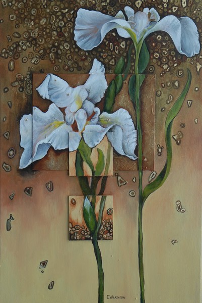 Layered Siberian Gold Iris