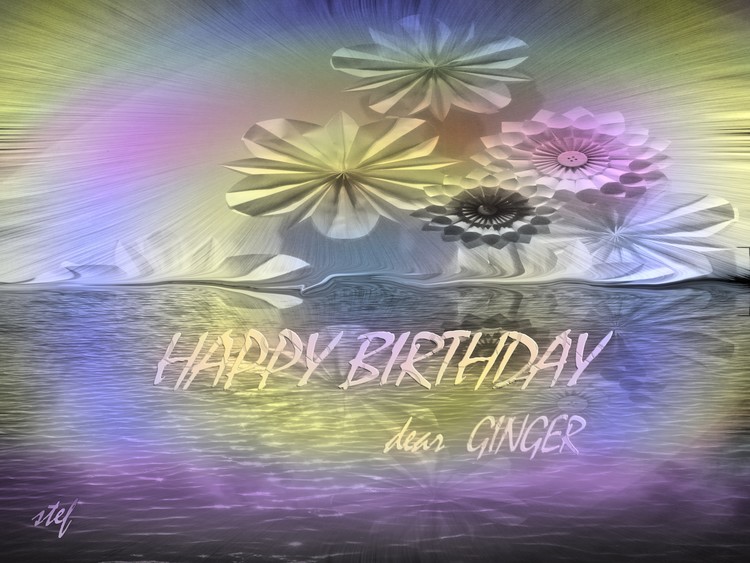 B.D.greetings for Ginger
