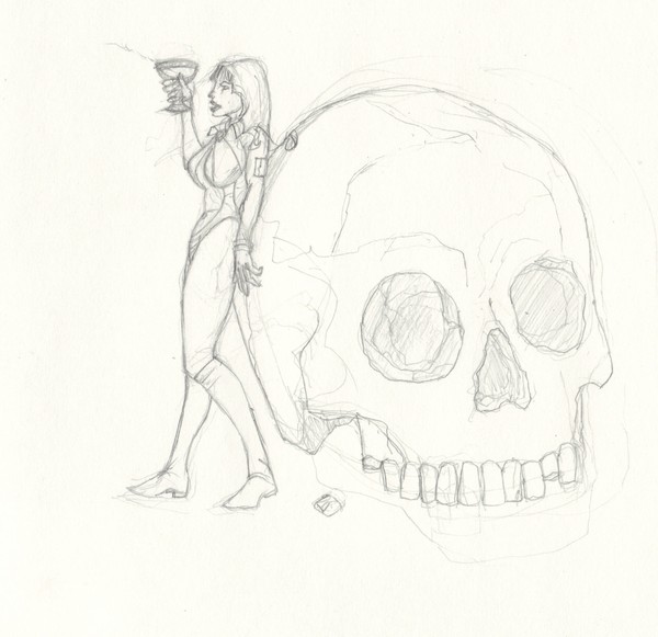 vampirella relaxes