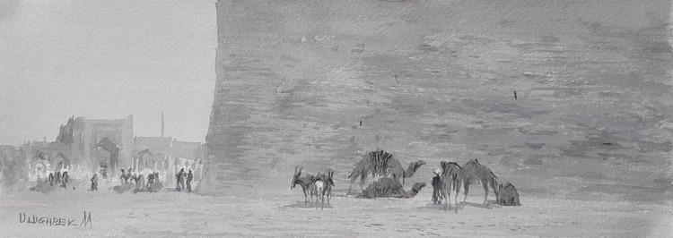 At the walls of the fortress ark