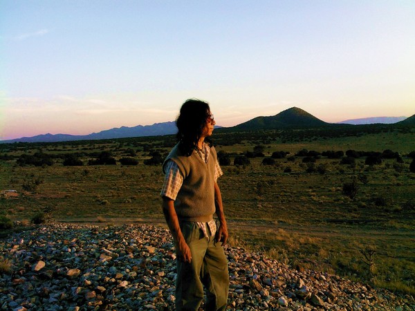 Brandon over looking New Mexico Sunset