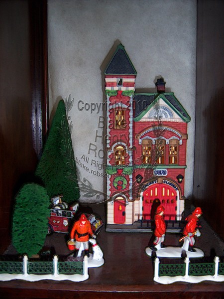 Department 56 Christmas Village Digital Art