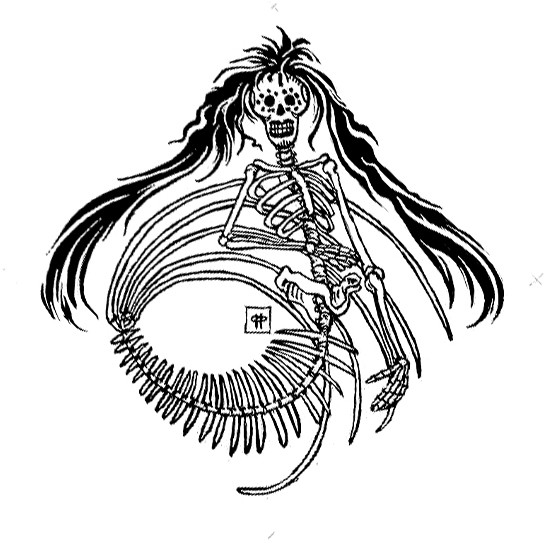 Skeleton Mermaid