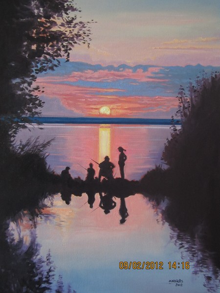 Fishing with my family