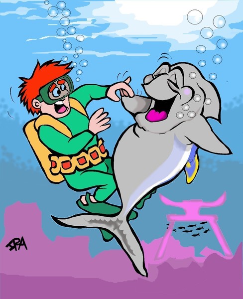 Ticklish Tuna (Children's Book Illustration)